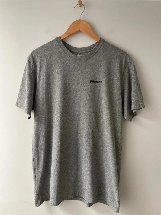 Men’s Patagonia Crew Neck Printed T-shirt In Grey - Medium - 2544