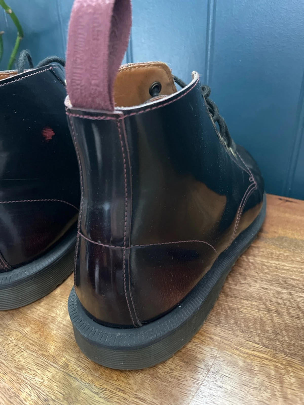 Women’s Dr Martens Emmeline Ankle Lace Up Boots in Cherry Red - UK6 - 2164