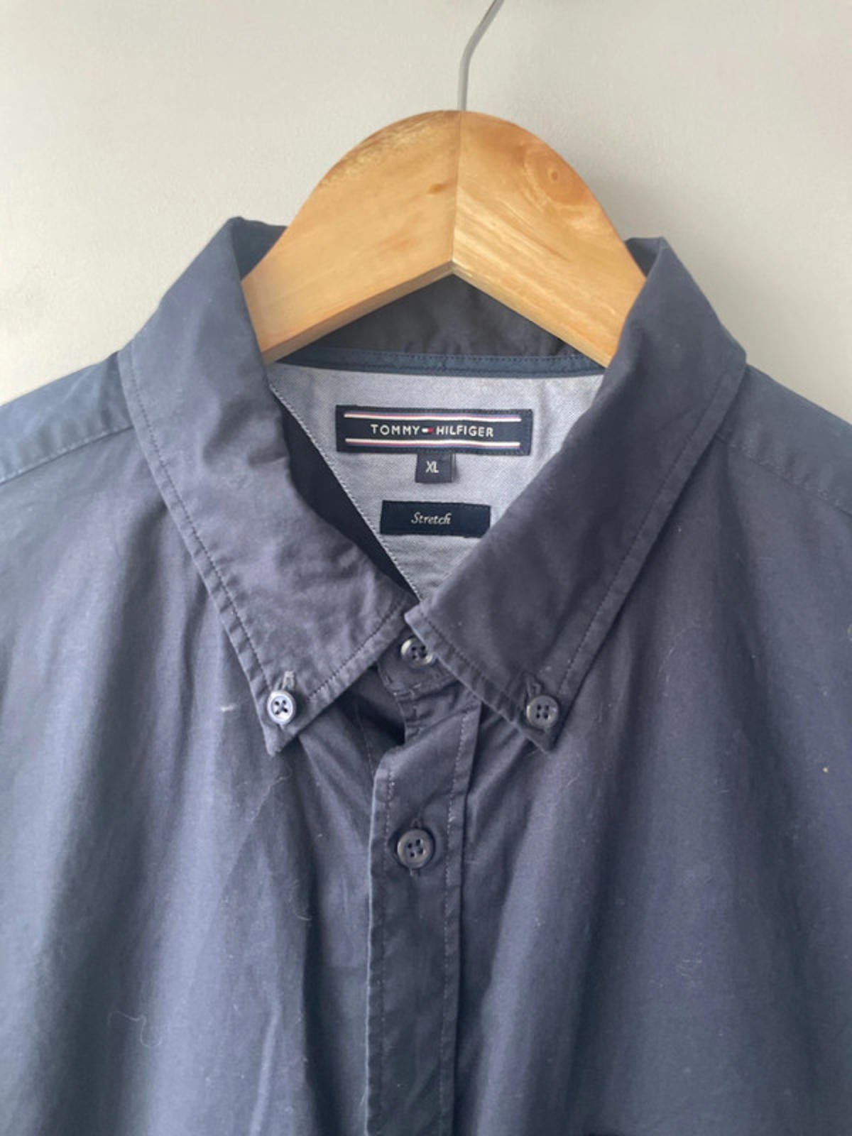 Men’s Tommy Hilfiger Premium Short Sleeve Shirt With Stretch - XLarge - 1501