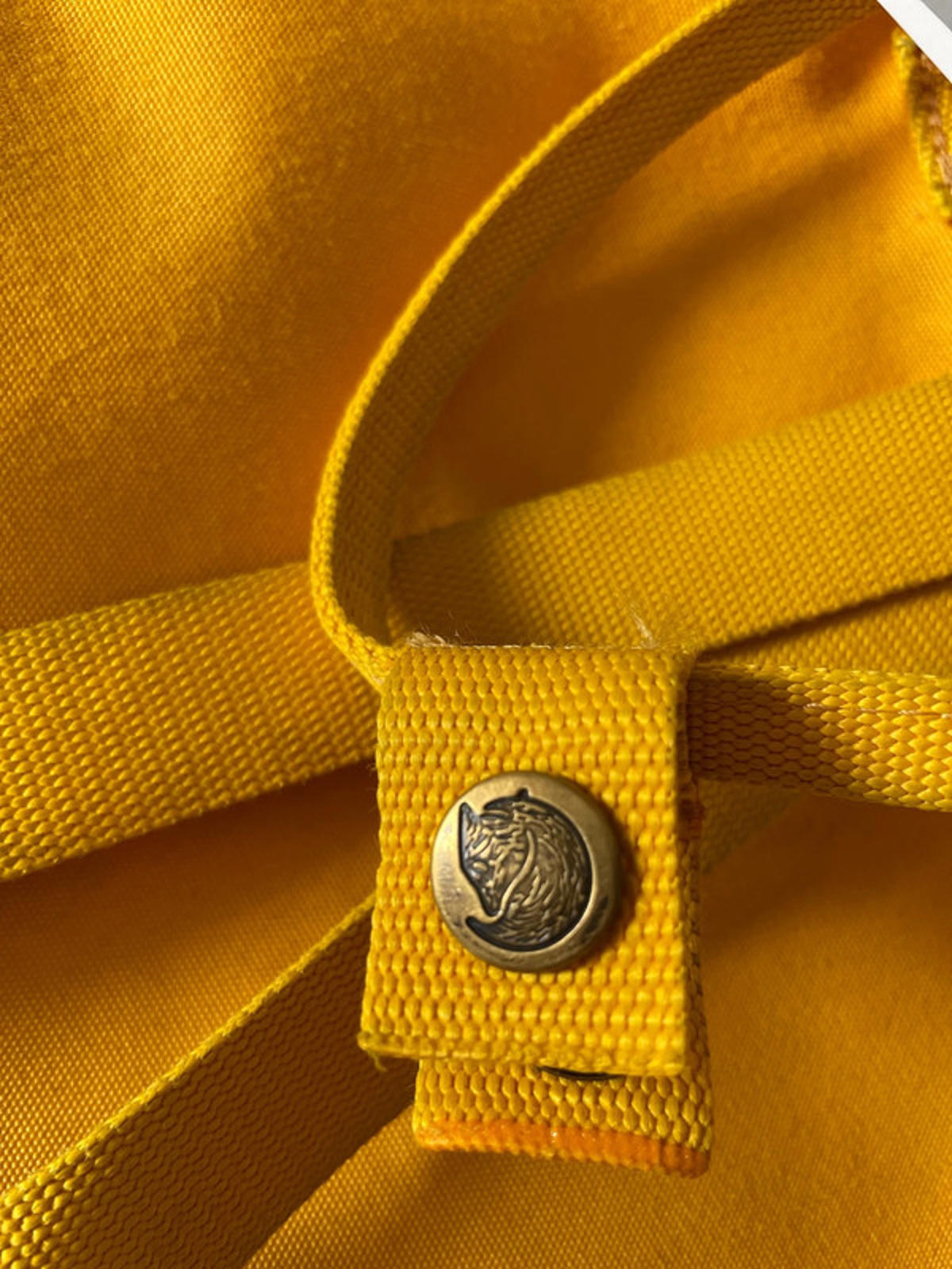 Unisex Fjallraven Kanken Rucksack Backpack In Yellow - 1941