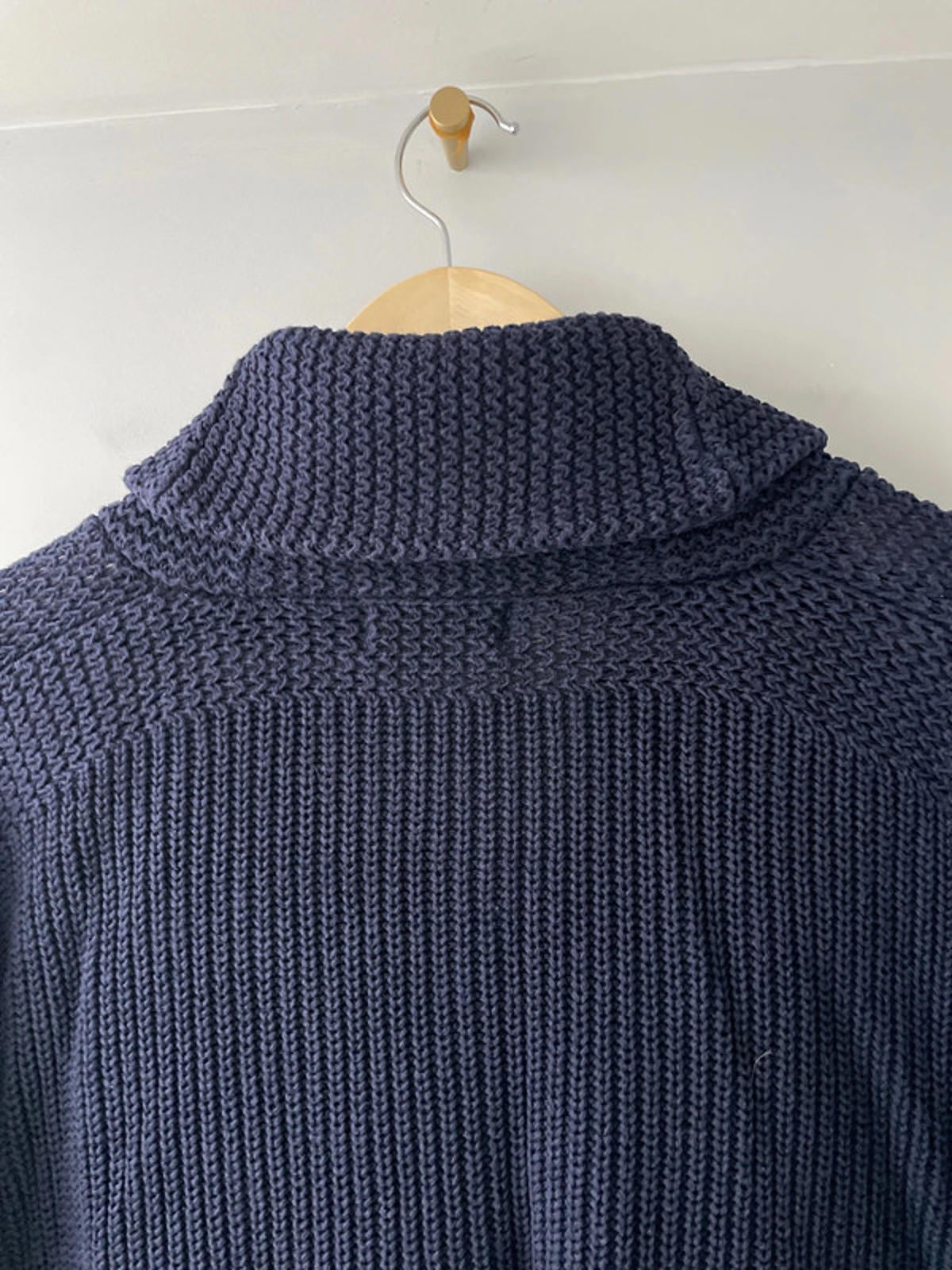 Men’s Ralph Lauren Knitted Shawl Collar Cardigan Top In Navy - XLarge - 2368