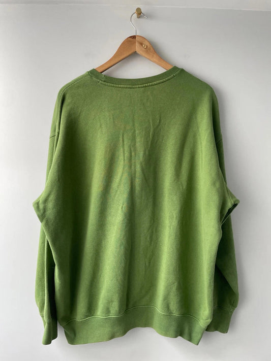 Men’s Champion Crew Neck Long Sleeve Jumper In Khaki - XLarge - 2237