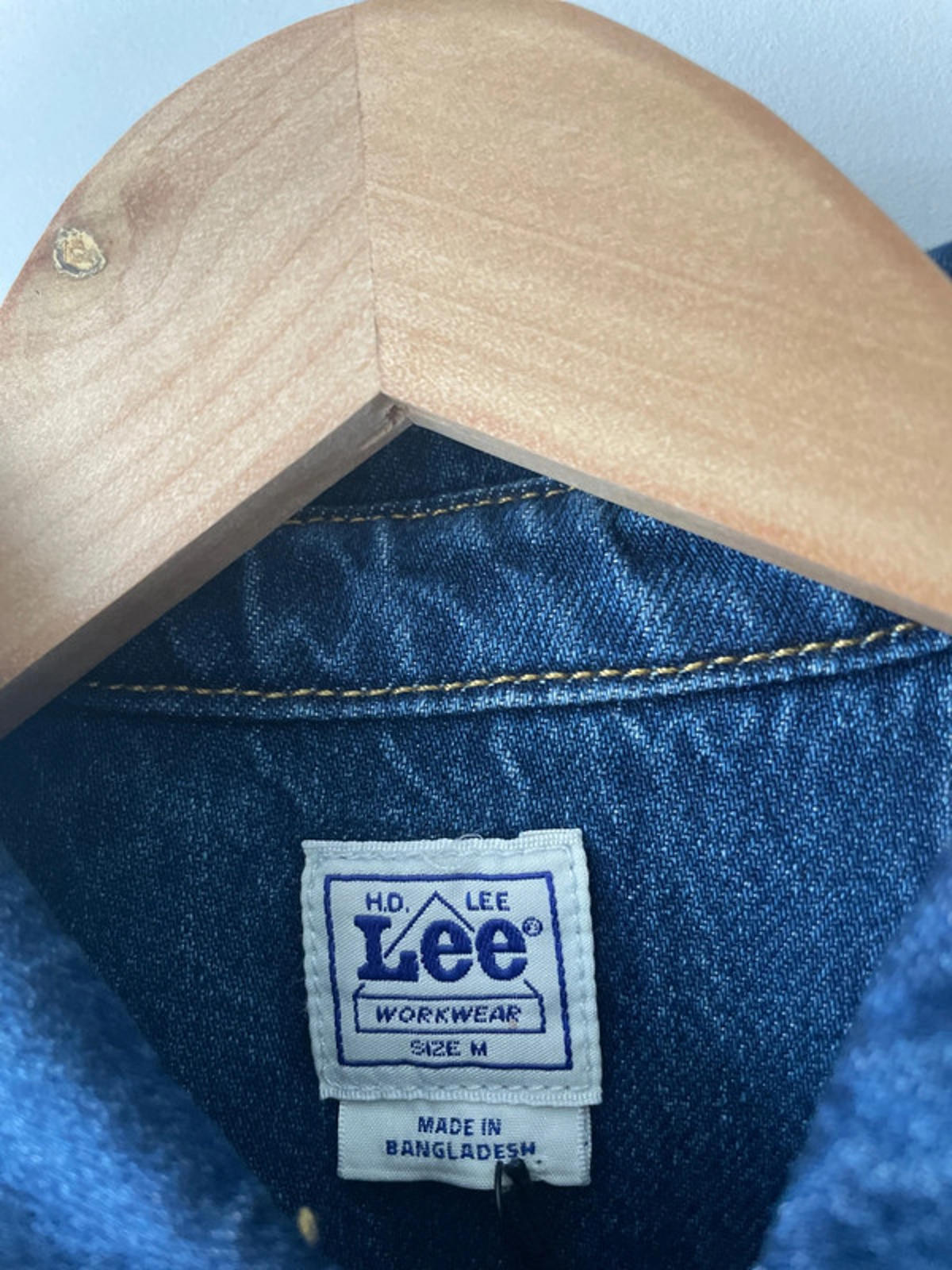 Men’s LEE Workwear Overshirt Denim Shirt - Medium - 2200