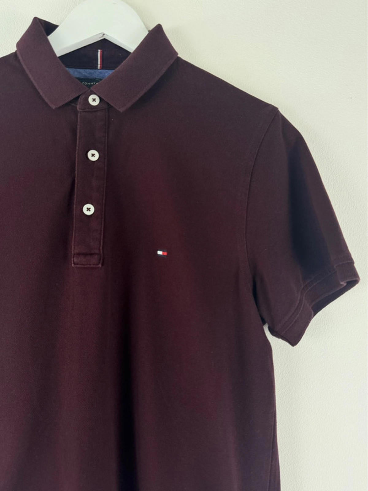 Men’s Tommy Hilfiger Slim Fit Polo Shirt Top - Medium -1437