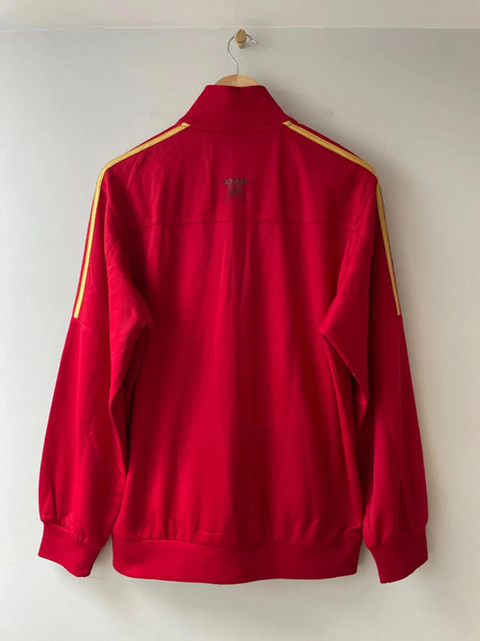 Men’s Adidas Spainish Football Track Jacket in Red/Gold Stripes - XLarge -2539