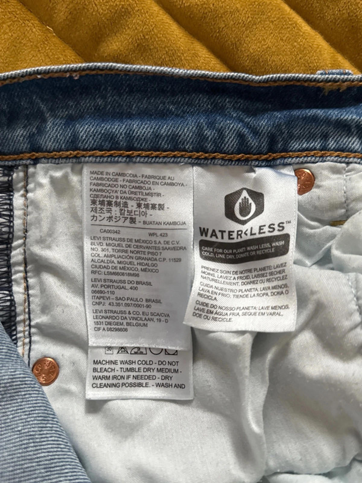 Women’s Levi’s Ribcage Straight High Waisted Fit Jeans - W28/L27 - 1956