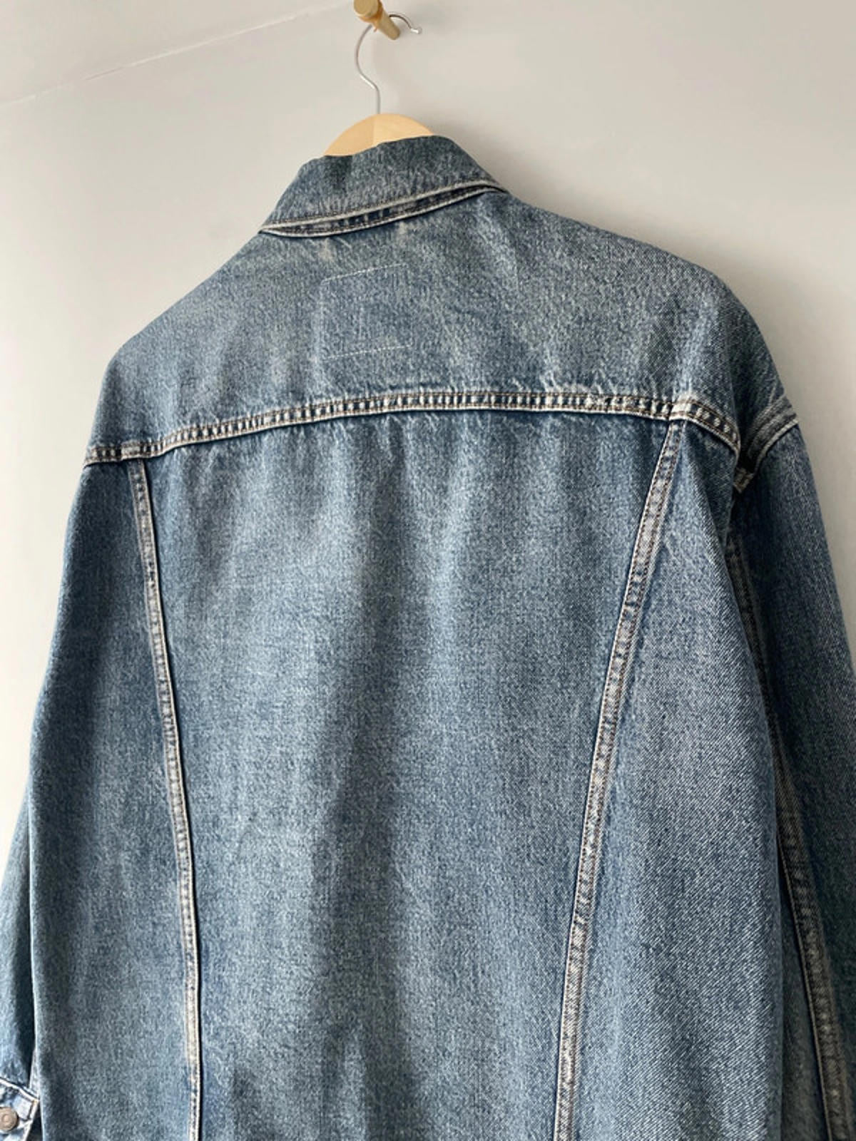 Men’s Levi’s Premium Range Denim Trucker Jacket In Blue - Medium- 2329