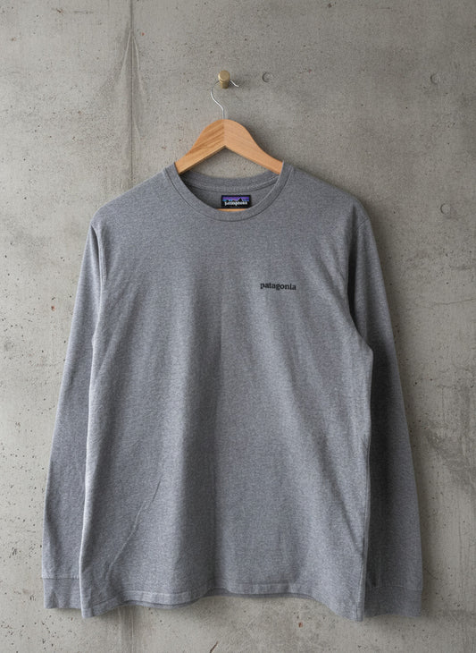 Men’s Patagonia Long Sleeve Crew Neck Printed T-Shirt In Grey - XSmall - 3468