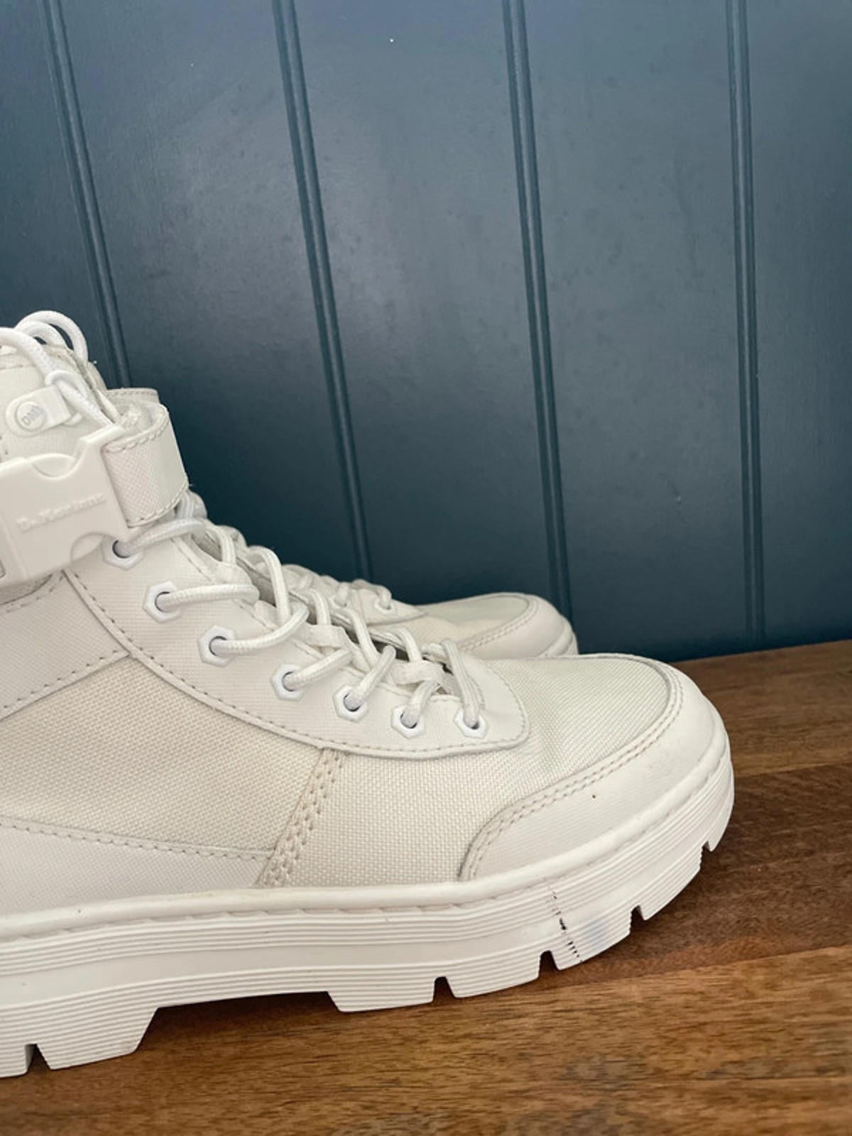 Women’s Dr Martens Combs Tech Boots In Off White - UK 6 - 2367