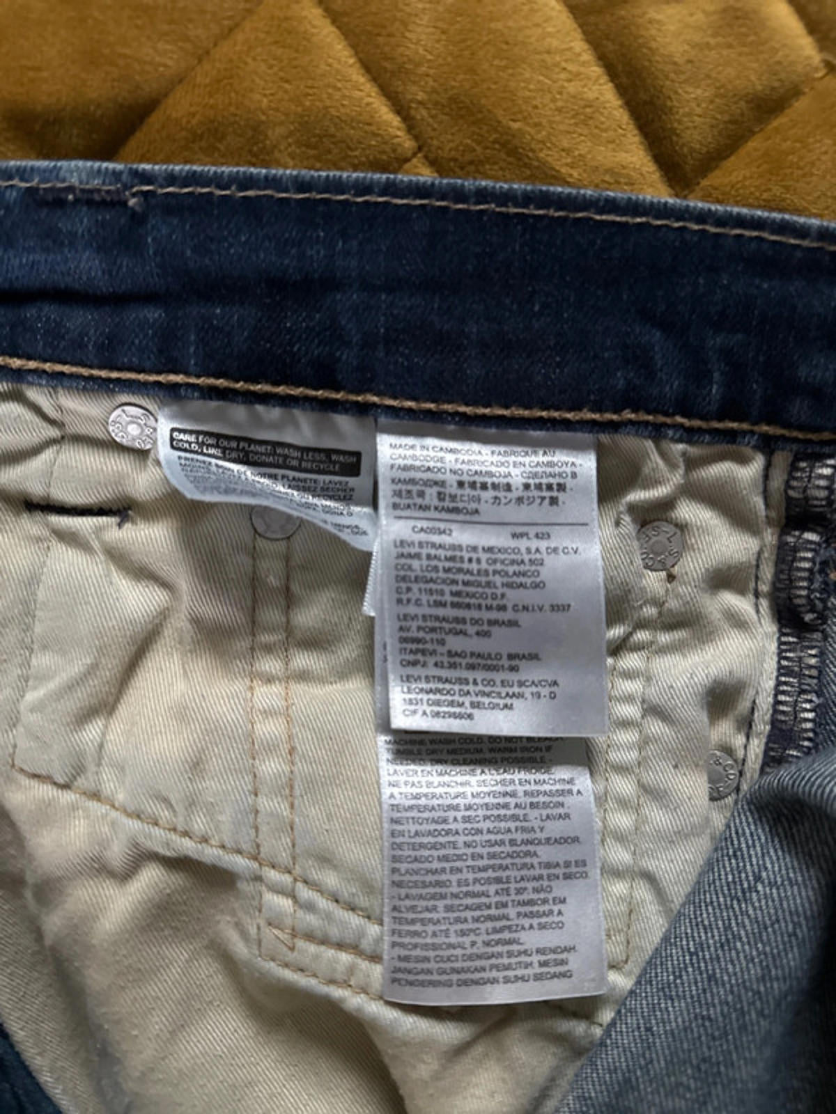 Men’s Levi’s 510 Fit Jeans With Wash Finish - W32 / L32 - 0707