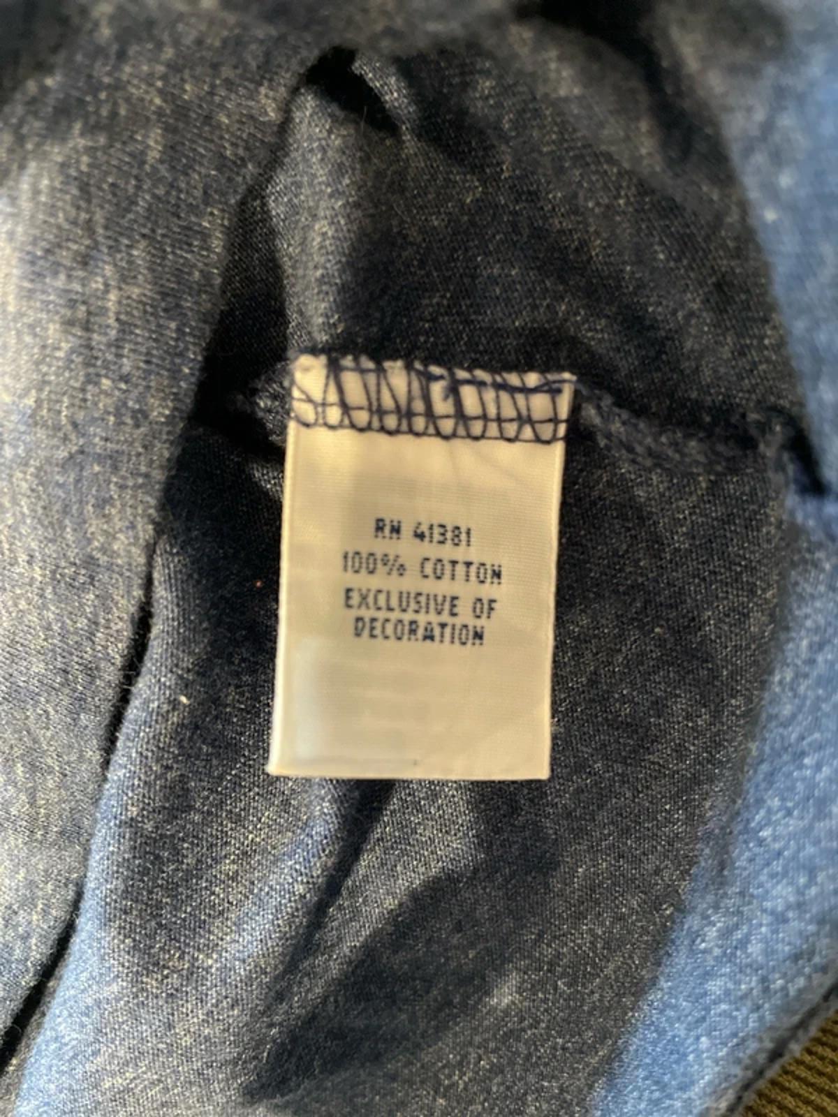 Men’s Ralph Lauren Long Sleeve Crew Neck T-shirt in Blue - Medium - 2881