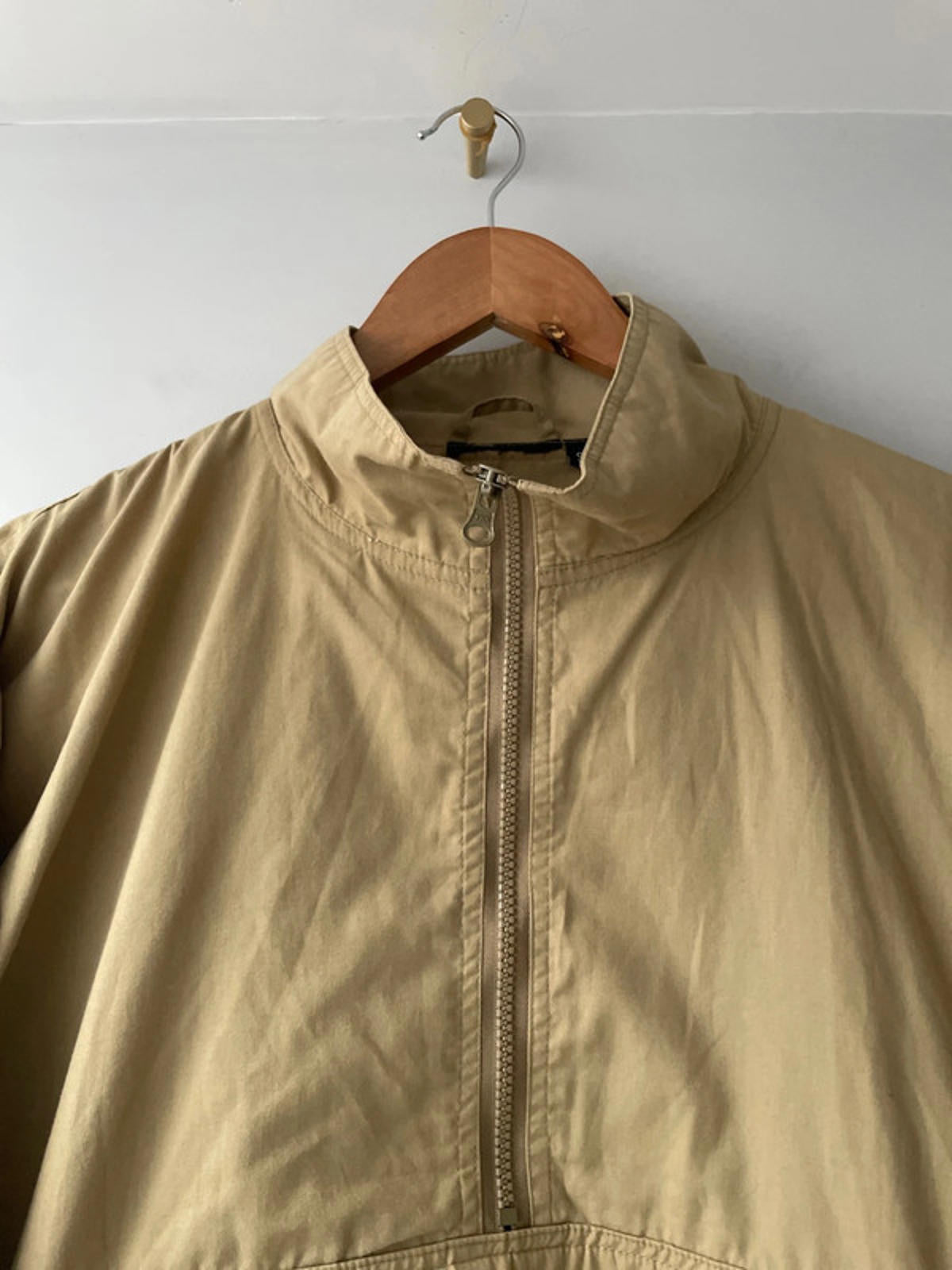 Men’s Oversized Fit Overhead 1/4 Zip Jacket Top - Small - 2041