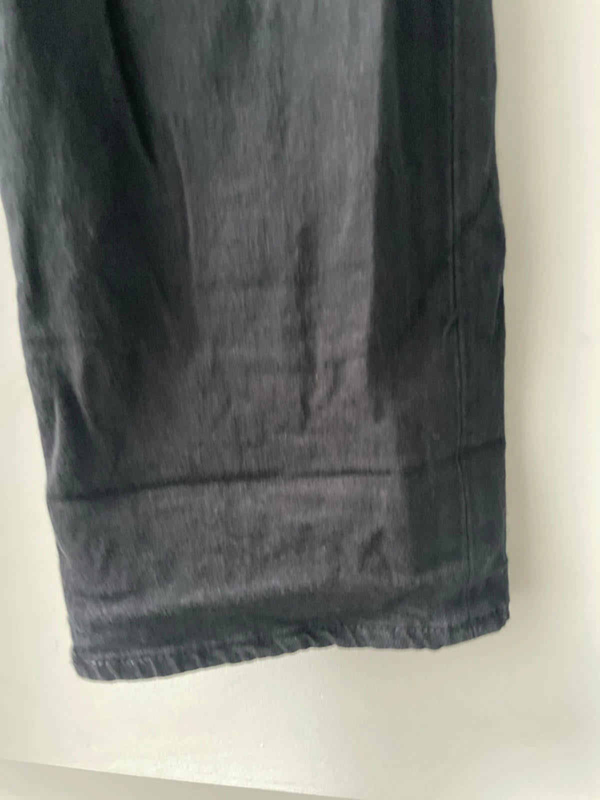Women’s Levi’s High Waisted Ribcage Straight Fit Jeans In Black - W24/L27 - 2354