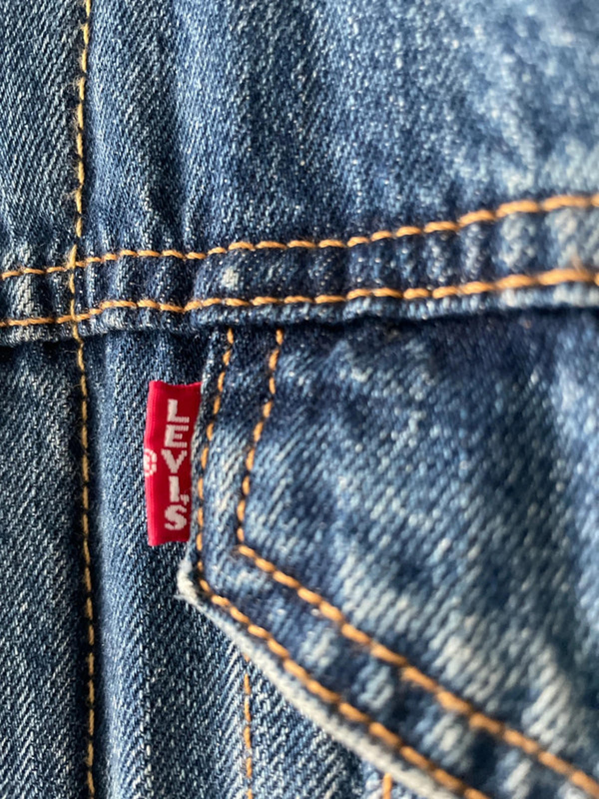 Men's Levi's Denim Trucker Jacket Coat With Borg Lining In Blue - Medium - 2330