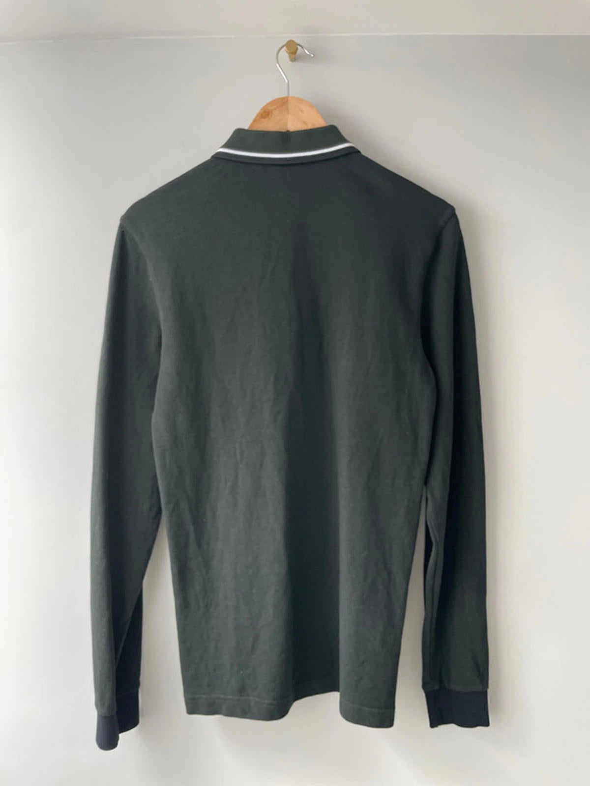 Men’s Fred Perry Long Sleeve Polo With Collar Tipping - Small - 1553