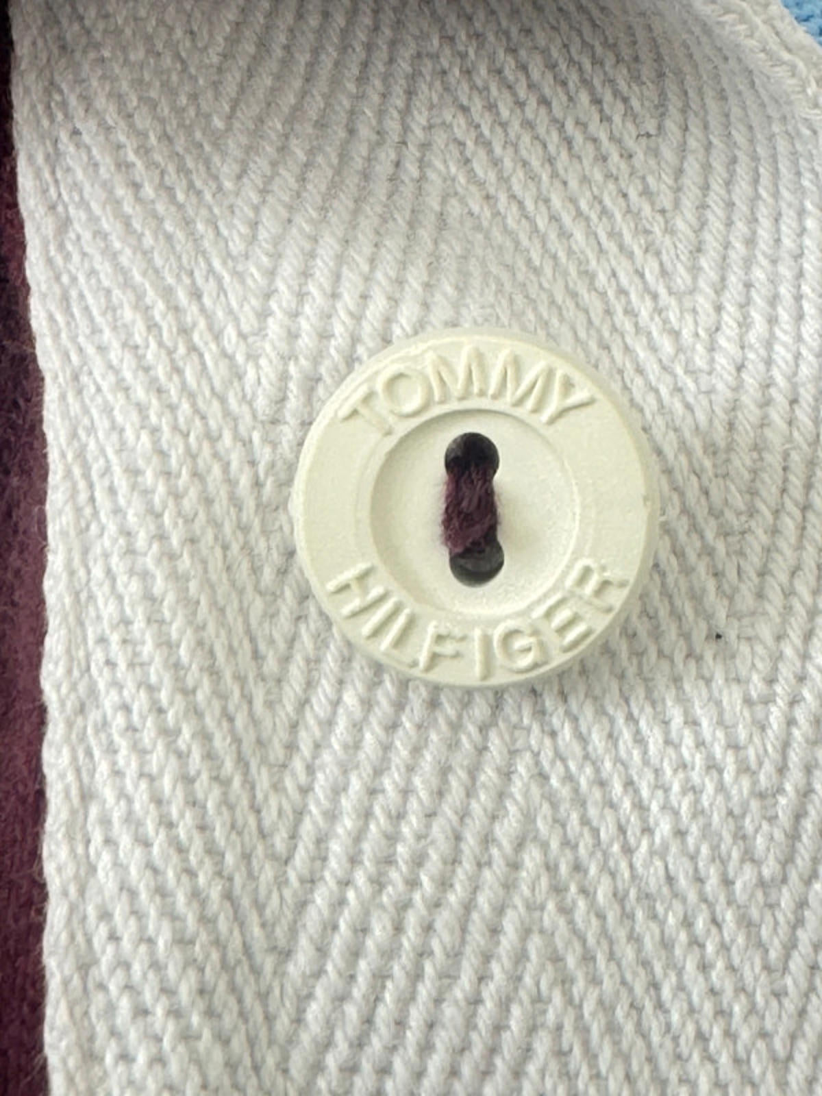 Men’s Tommy Hilfiger Long Sleeved Rugby Polo Shirt - Small -1422