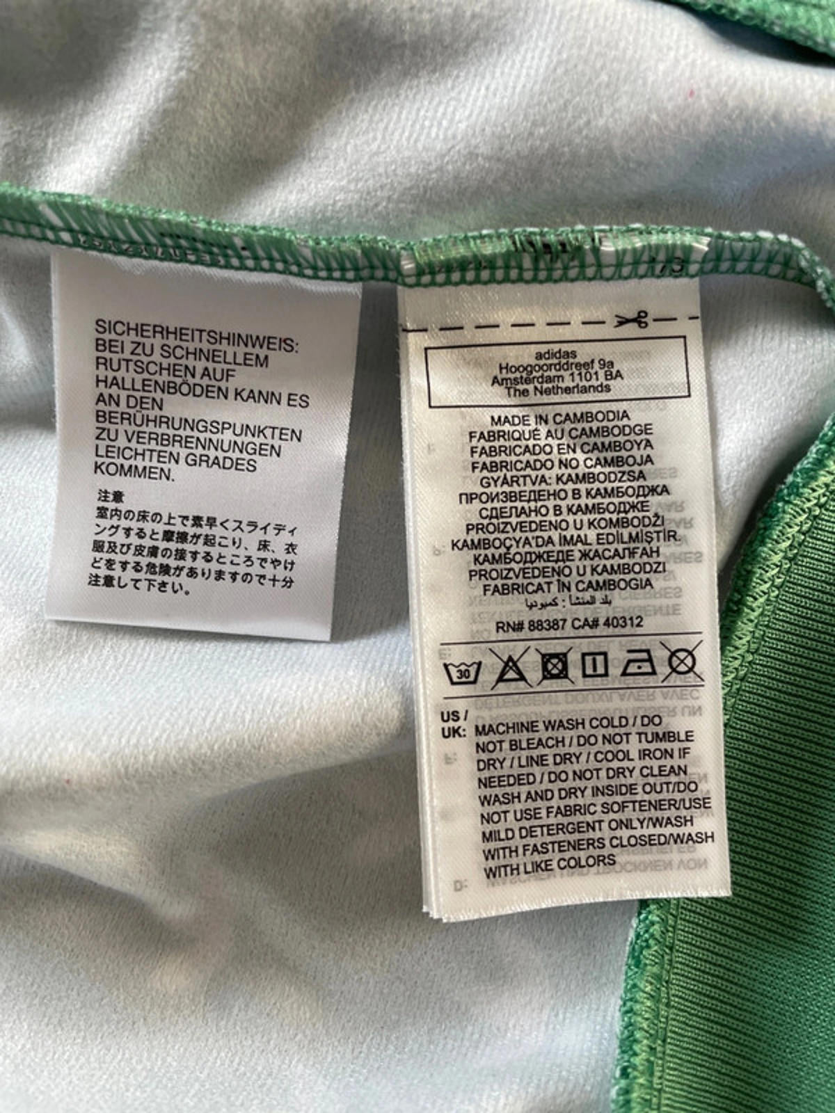 Women’s Adidas Monogram Firebird Track Jacket In Green - Medium -2573