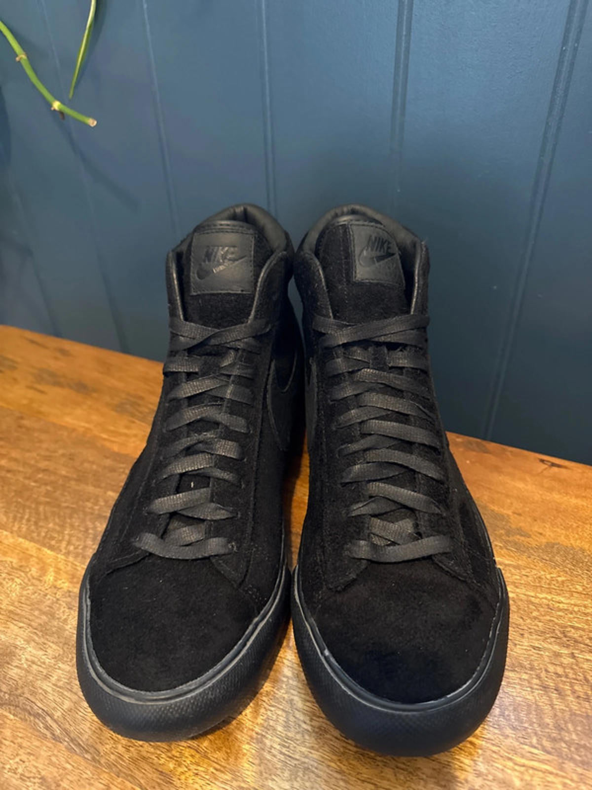 Men’s Nike X Comme Des Garçon Blazer limited edition suede Trainers - Uk10