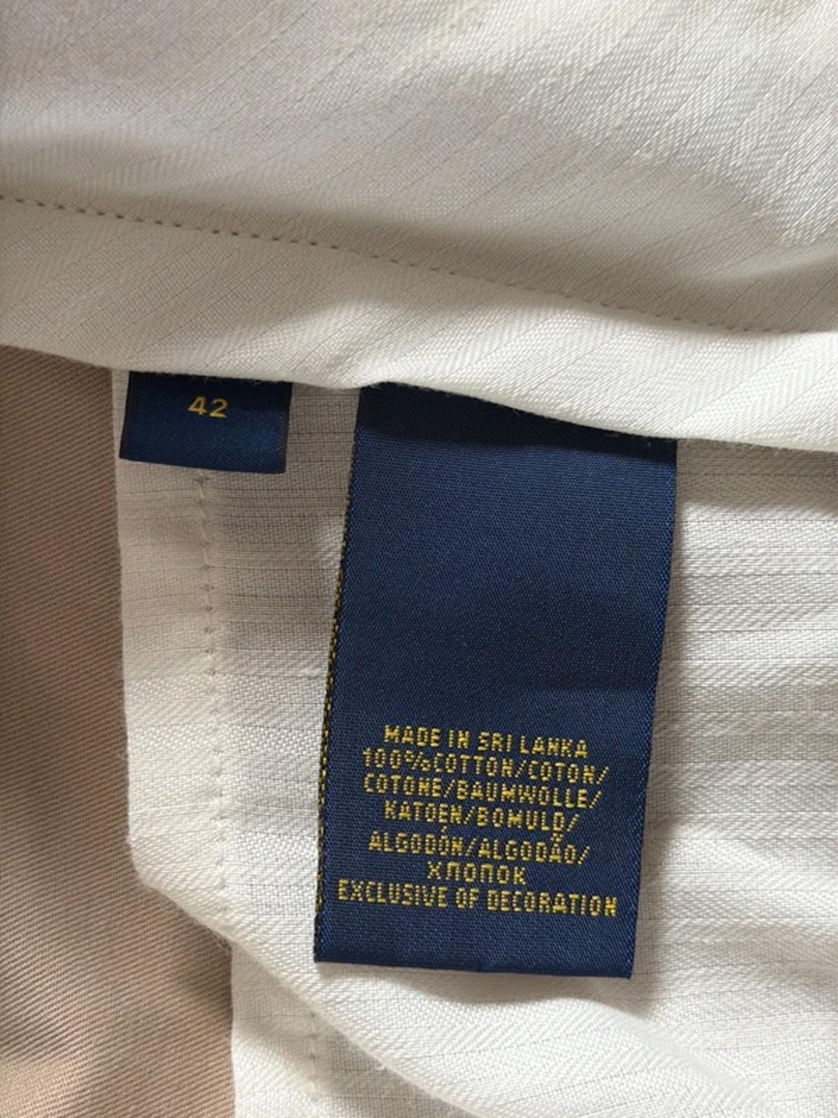 Men’s Ralph Lauren Classic Chino Shorts in Beige - W42 - 3252
