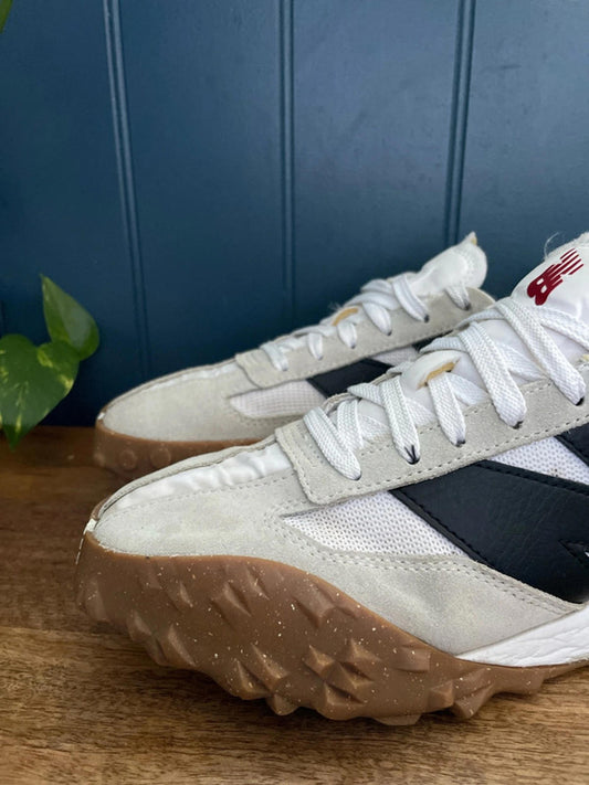 Men’s New Balance XC-72 Premium Leather Trainers In White/Black - UK 8 - 2299