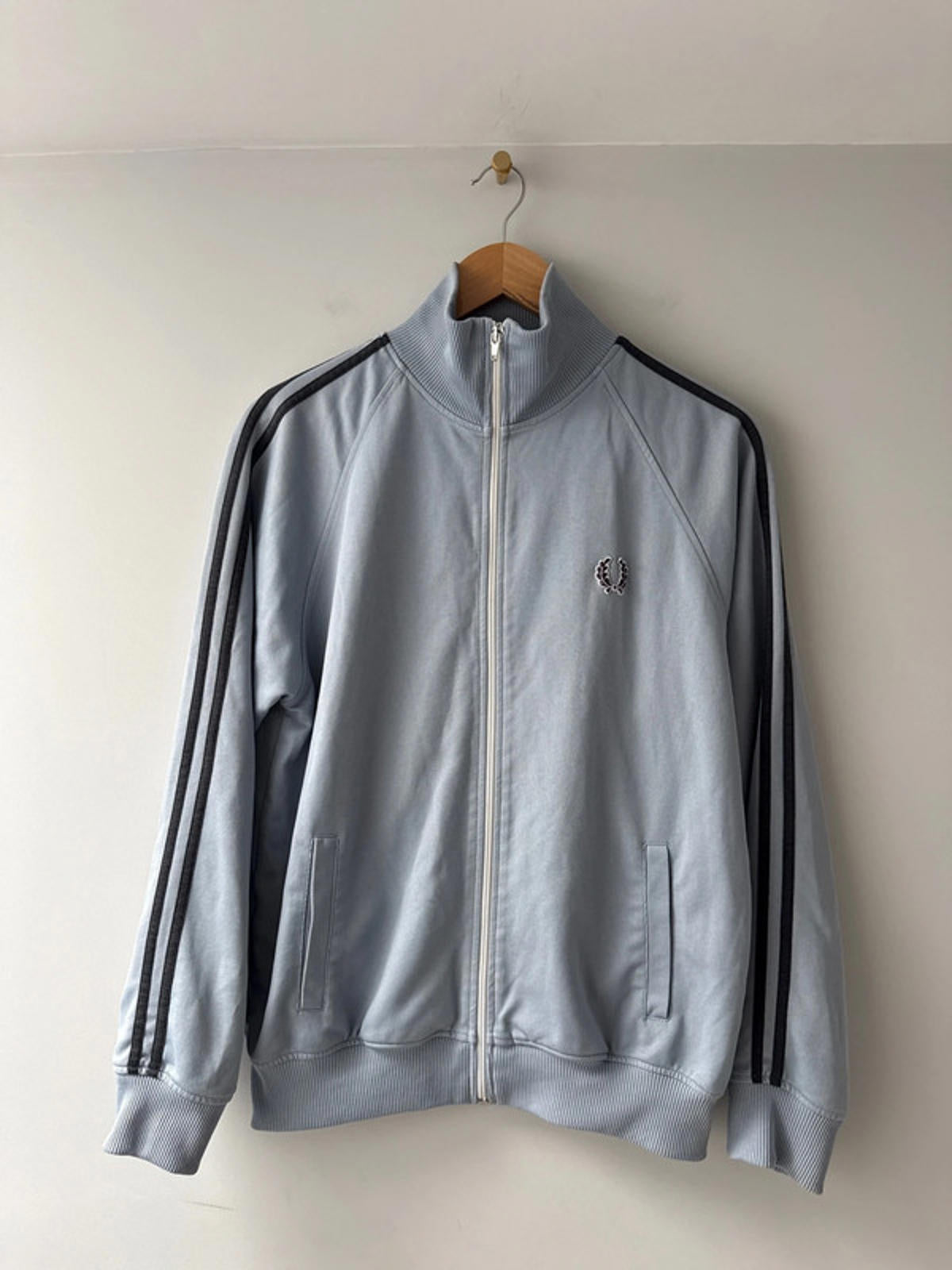 Men’s Fred Perry Retro Zip Through Track Jacket Top - Medium - 1972