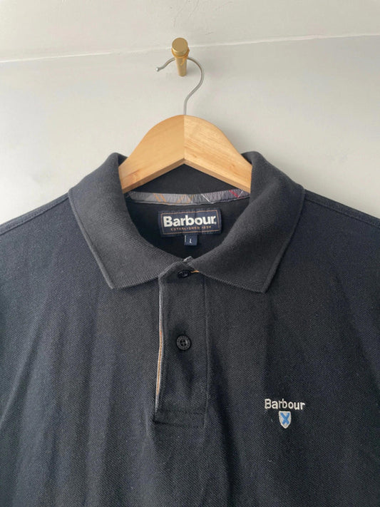 Men’s Barbour Classic Polo in Black - Large -2083