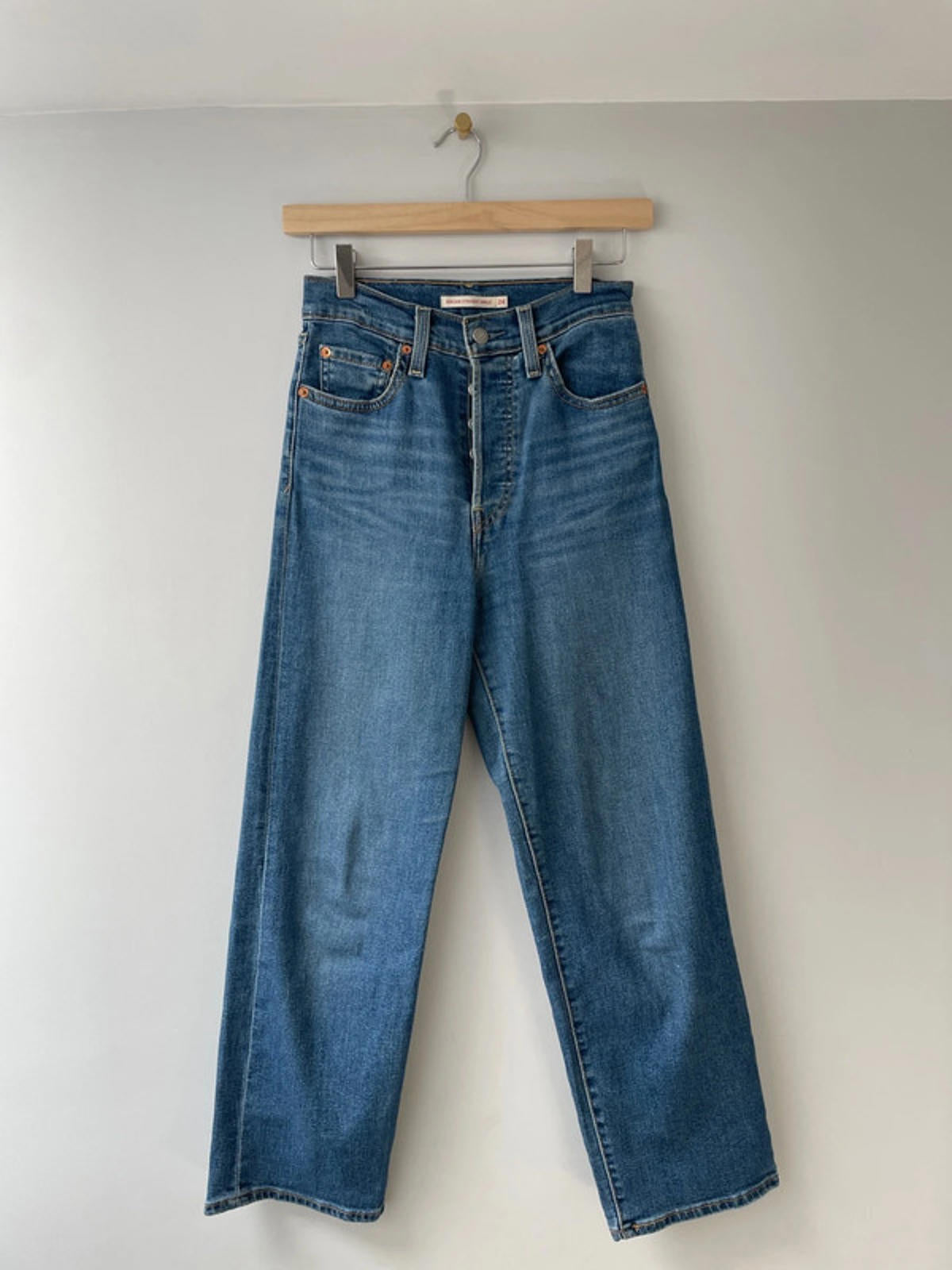 Women’s Levi’s Ribcage Straight High Waisted Fit Jeans - W24/L27 -1850