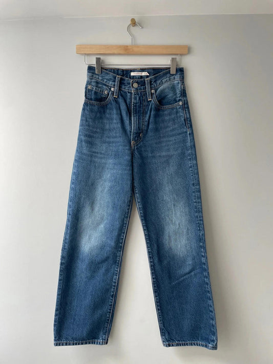 Women’s White Label Levi’s High Waisted Ribcage Straight Fit Jeans -W24/L27-1857