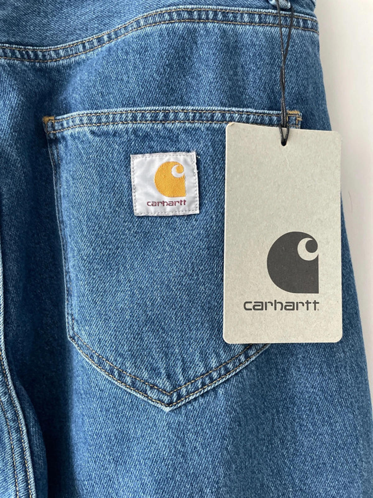 Men’s Carhartt Nolan Relaxed Tapered Fit Jeans In Blue - W32/L32 - 2410