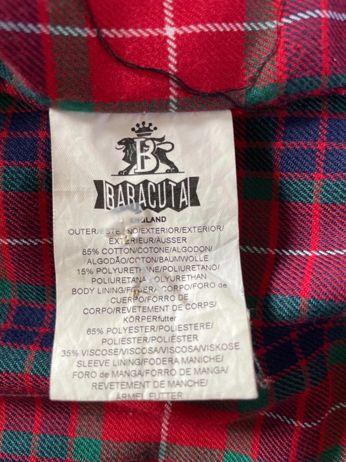 Men’s Baracuta G9 Premium Hooded Harrington Jacket - Small -2066