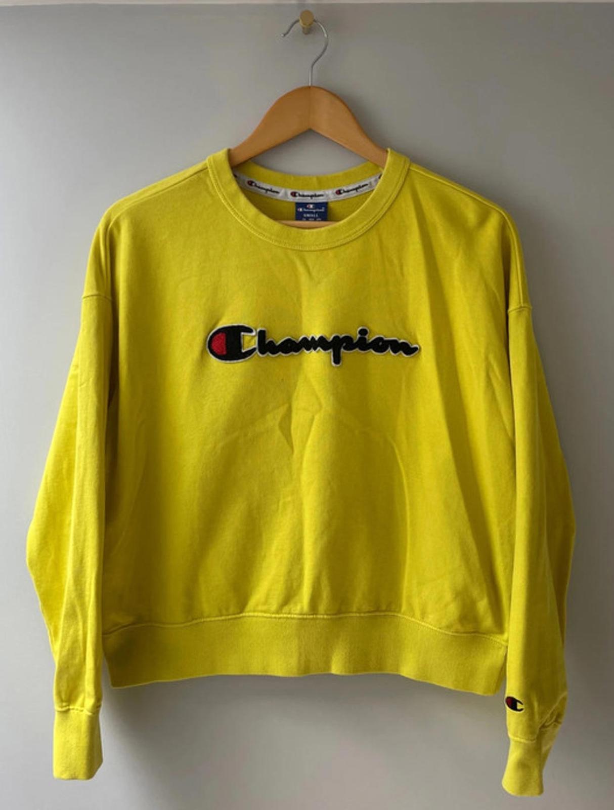 Women’s Champion Cropped Boxy Fit Crew Neck Sweater Top - Small