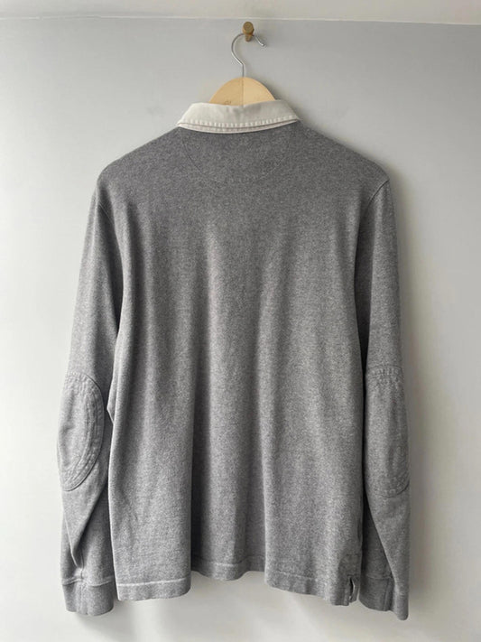 Men’s Fred Perry Long Sleeve Rugby Polo Top - Medium - 1999