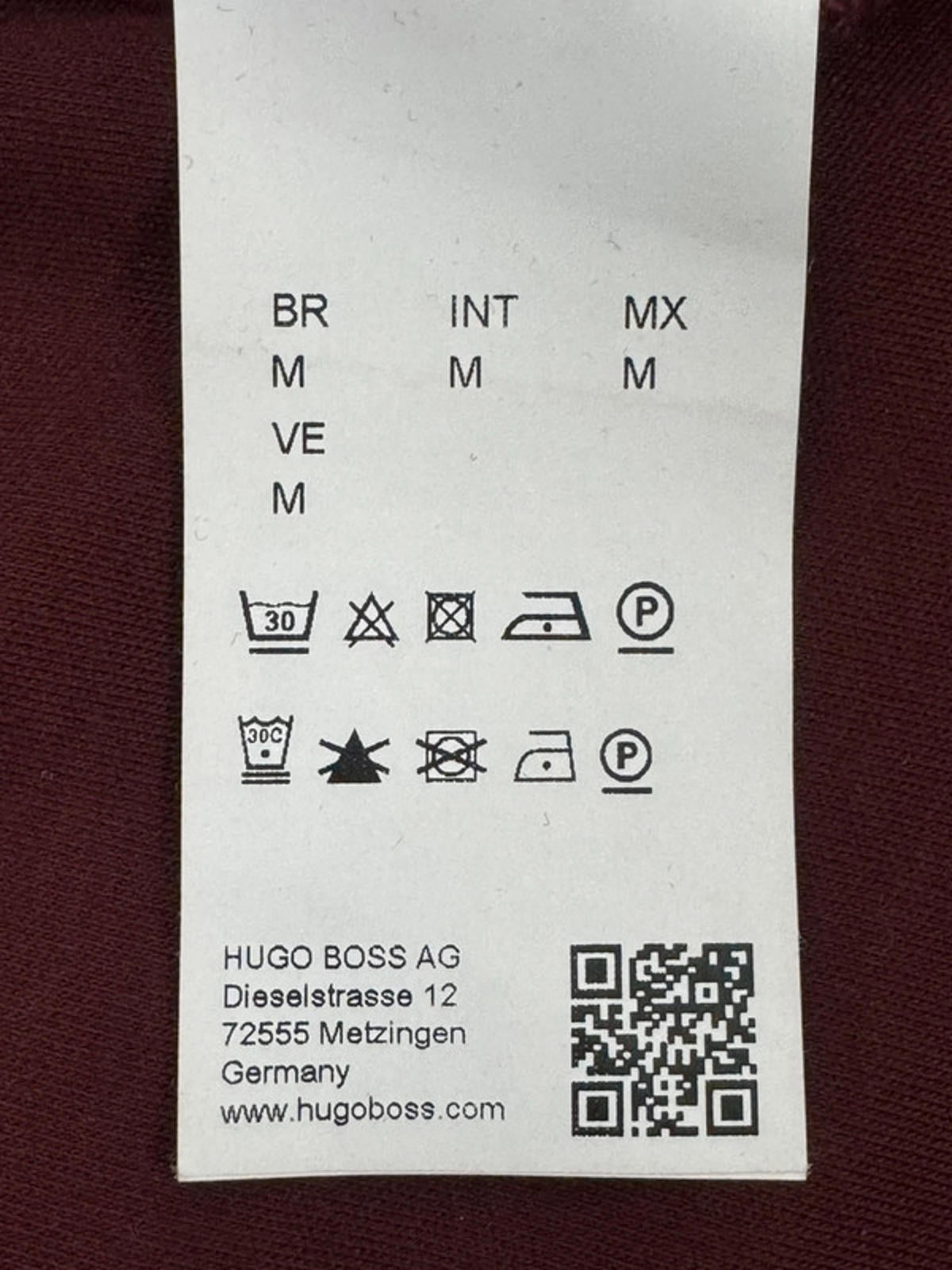 Men’s Hugo Boss Regular Fit Sift Touch long Sleeve Polo Shirt - Medium -1443