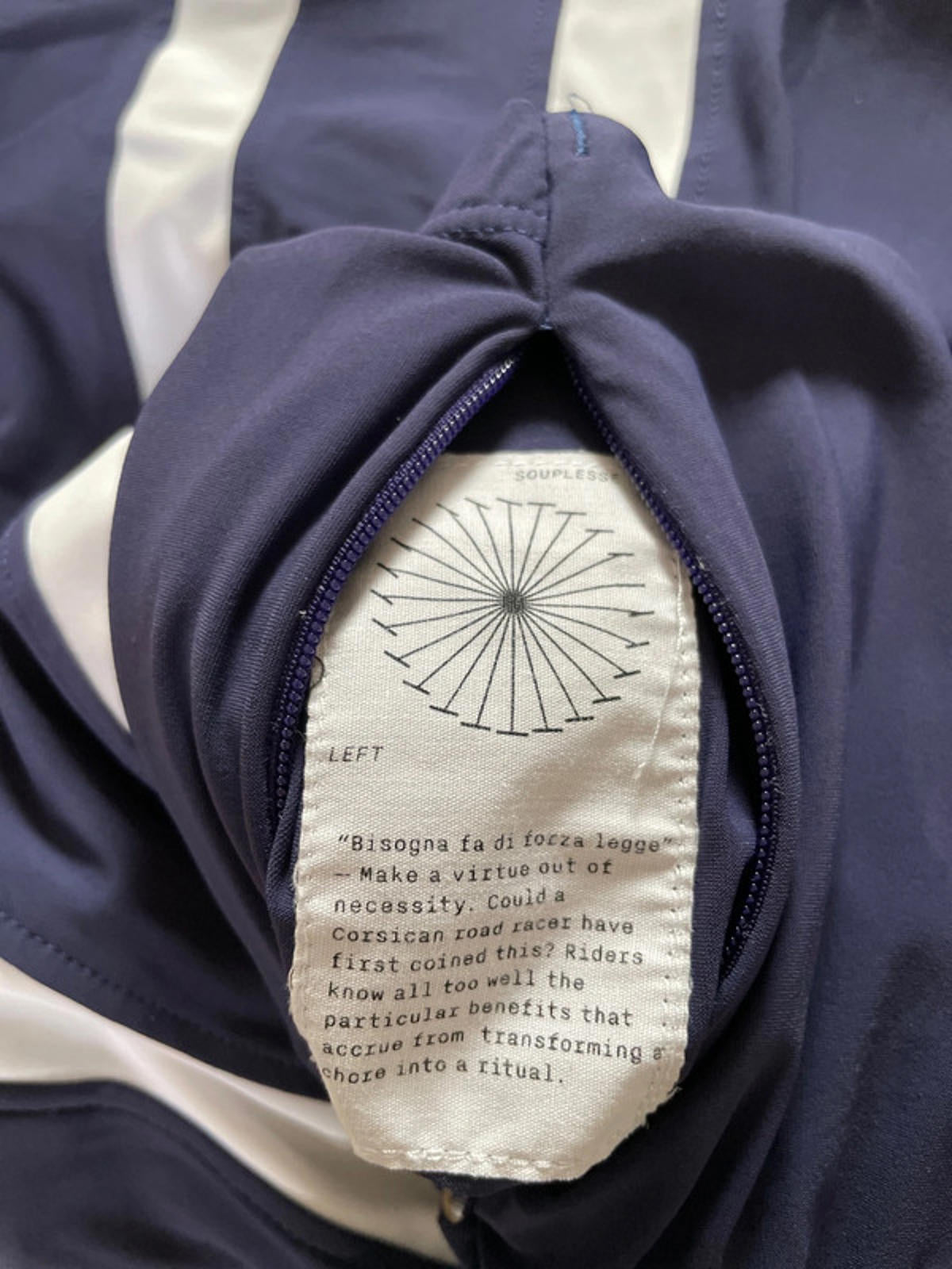 Women’s Rapha Premium Souplesse Cyling Jersey Top In Navy - XSmall - 2277