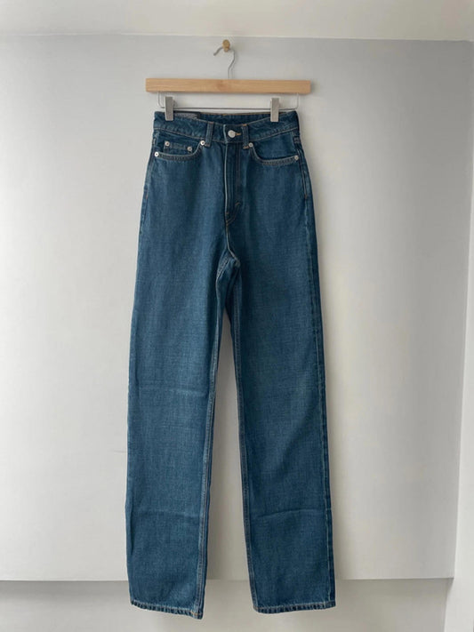 Women’s Weekday Rowe Extra High Straight Fit Jeans - W24/L34 - 1819