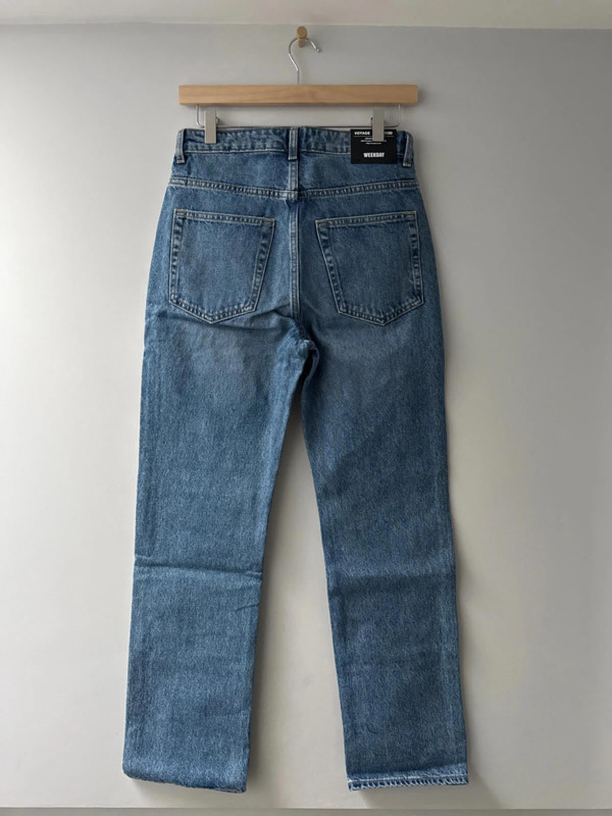 Women’s Weekday Voyage Fit High Waisted Jeans With Wash Effect - W27/L30 - 0622