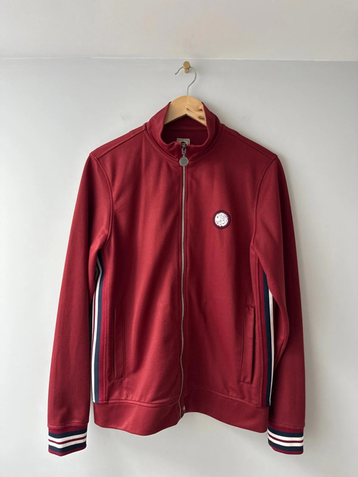 Men’s Pretty Green Zip Through Track Jacket Top - Medium - 1977