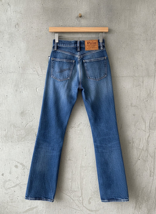 Women’s Ralph Lauren Classic Fit Jeans In Navy Blue - W24/L33 - 3074