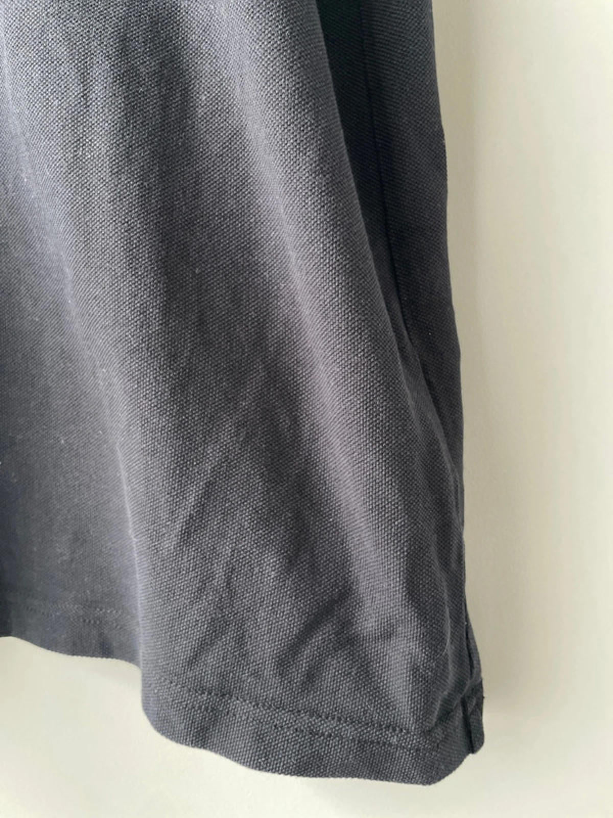 Men’s Pretty Green Double Tipped Black Polo Top - Large - 1722