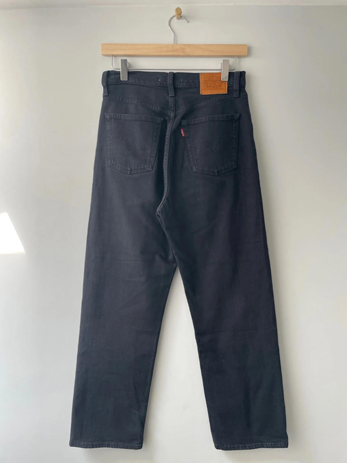 Women’s Levi’s Ribcage Straight High Waisted Fit Black Jeans - W26/L27 -1848