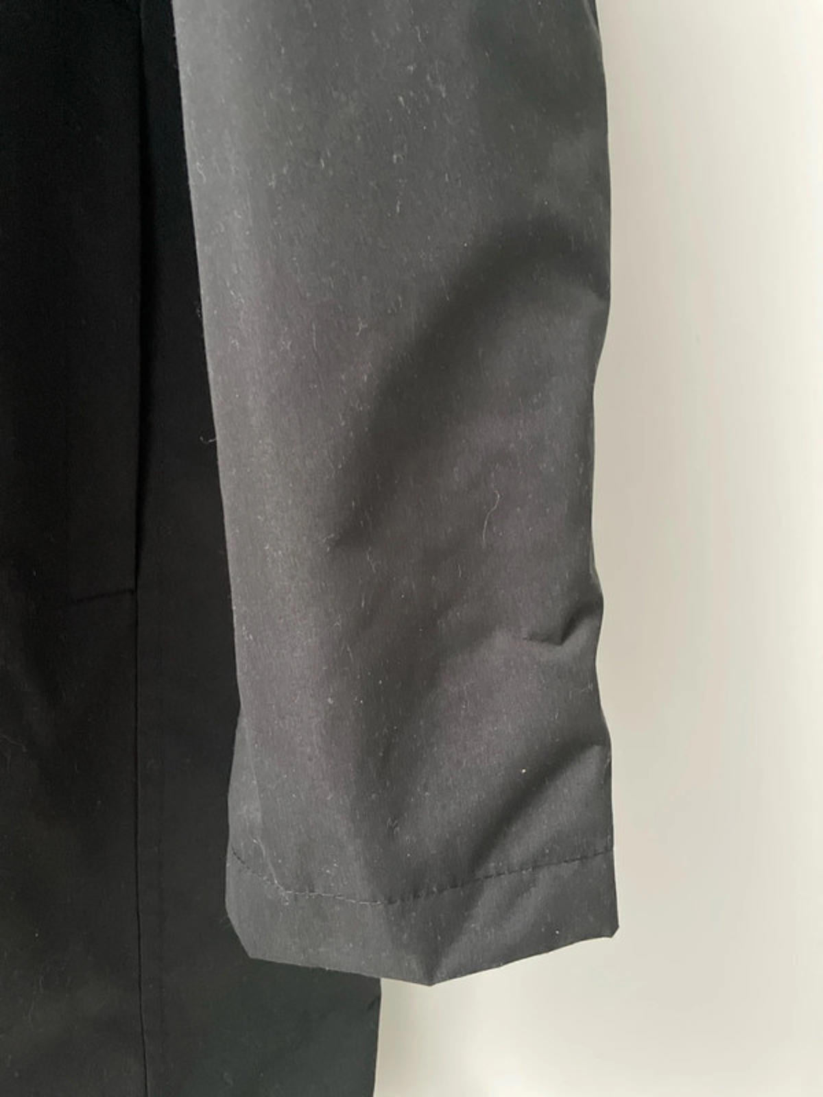 Men’s Brave Soul Trench Jacket Coat In Black - Medium - 2392