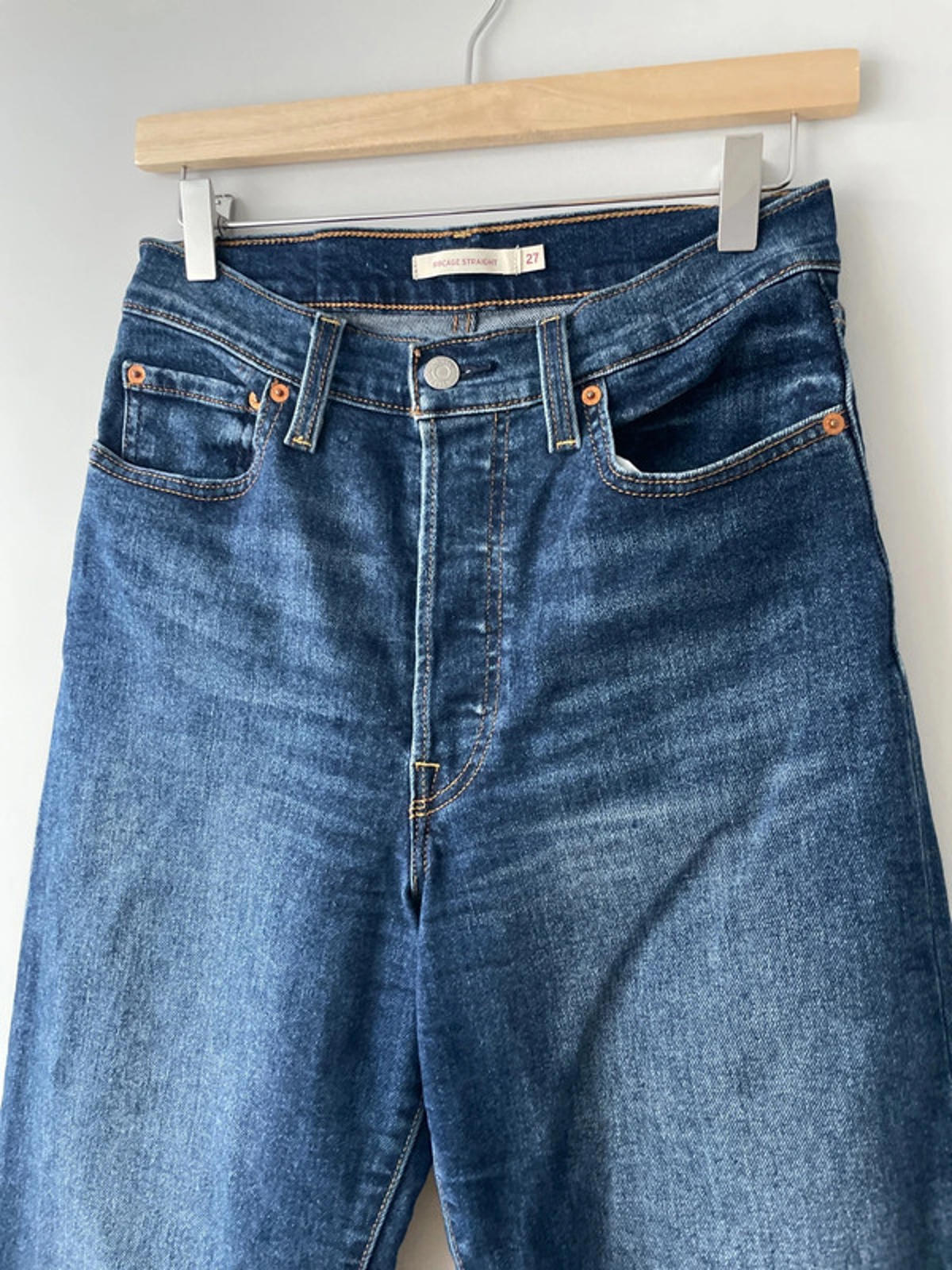 Women’s Levi’s Ribcage Straight High Waisted Jeans - W27/L29 - 1895