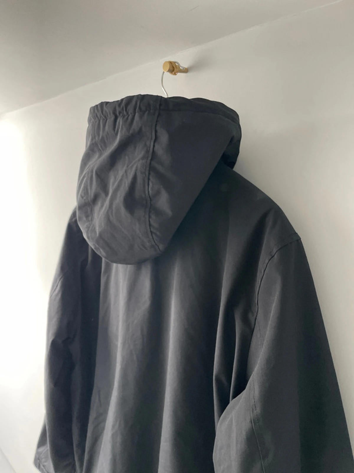 Men’s Levi’s Borg Lined Water Resistant Hooded Parka Jacket In Black - Large - 2399