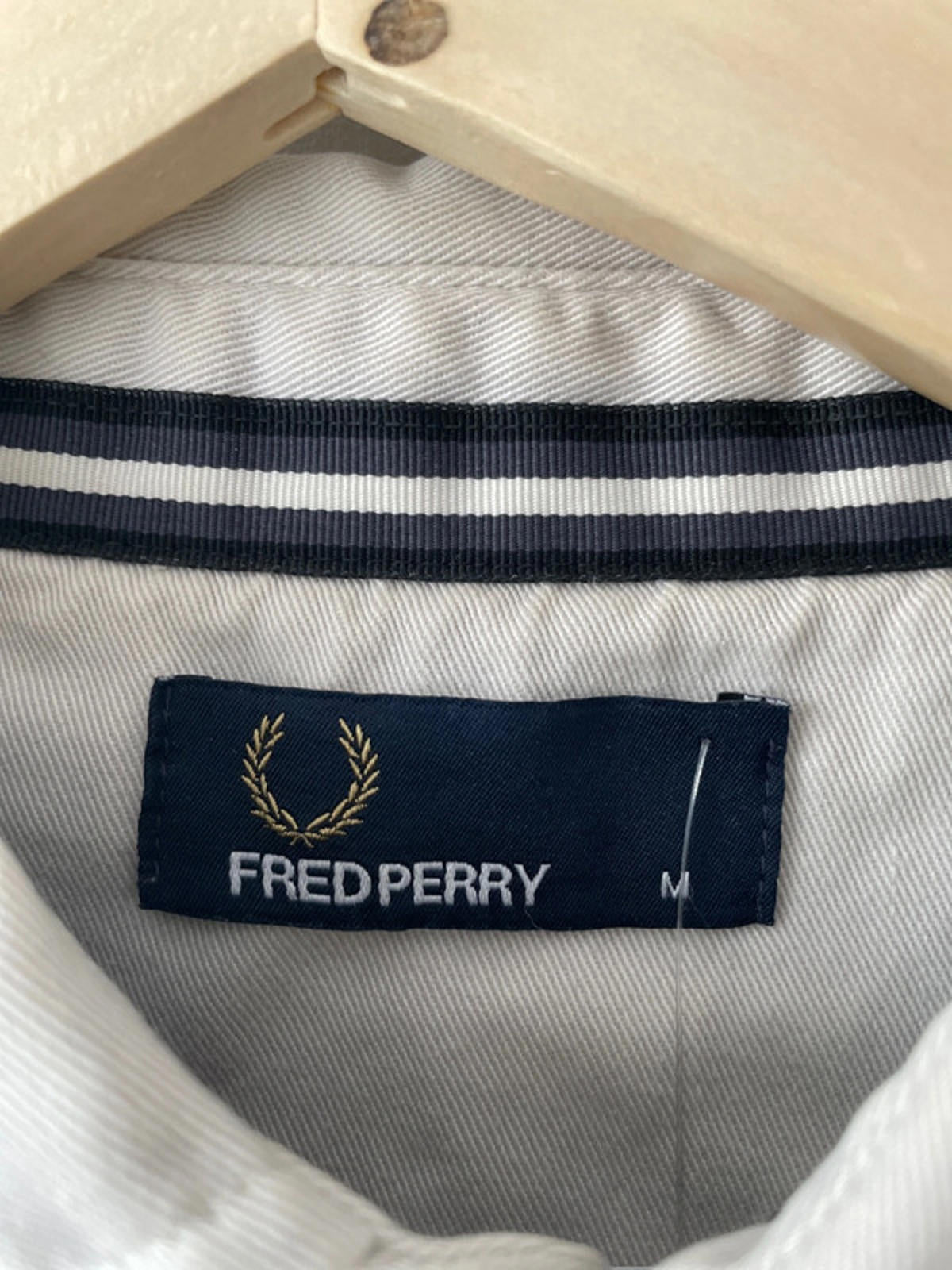 Men’s Fred Perry Long Sleeve Rugby Polo Top - Medium - 1999
