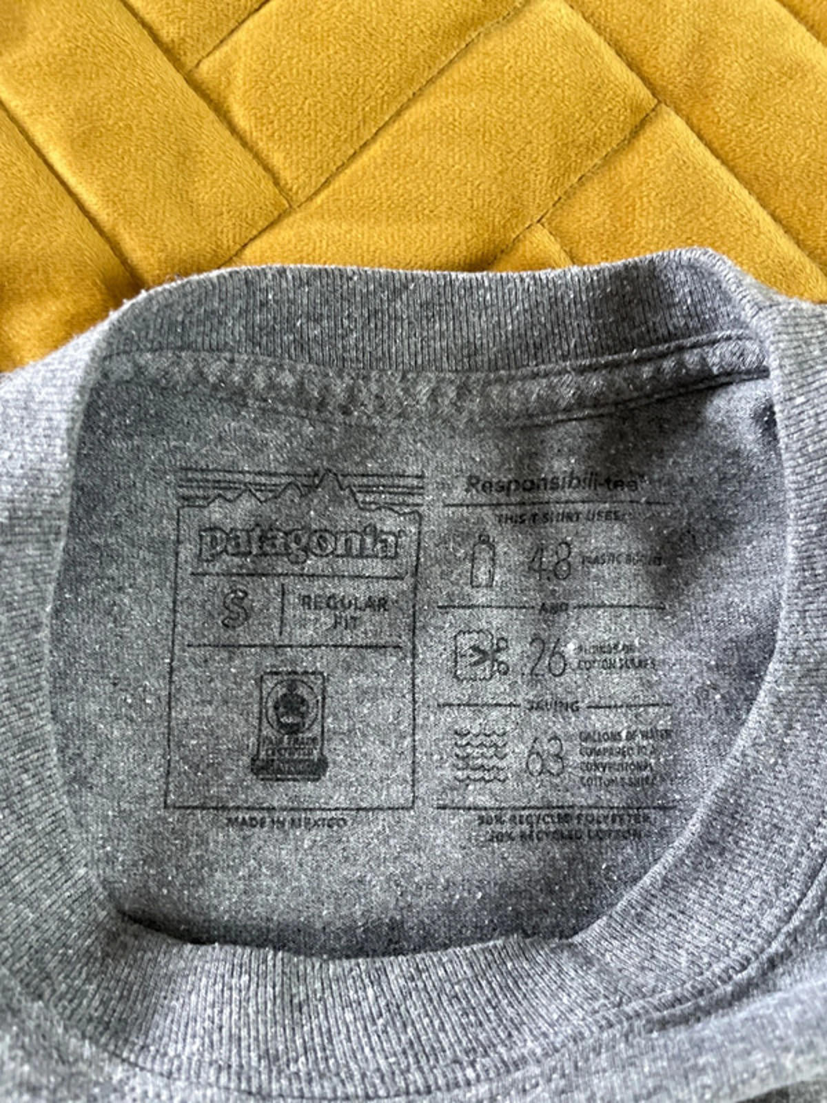 Men’s Patagonia Short Sleeve Crew Neck T-shirt - Small - 1802