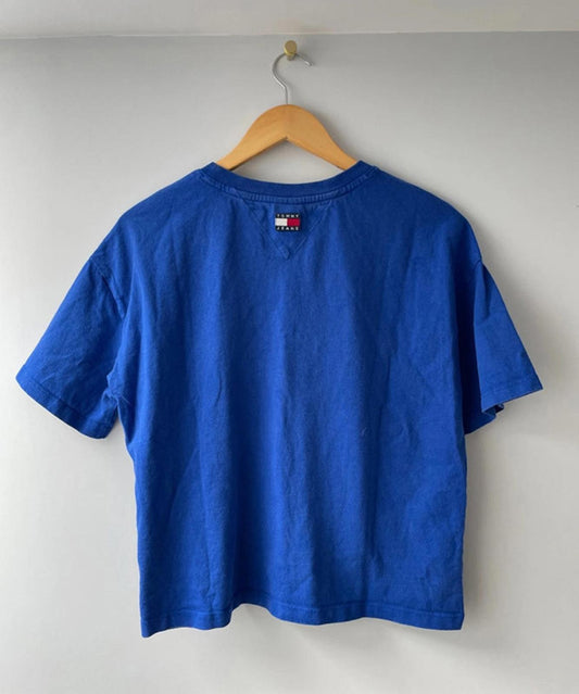 Women’s Tommy Hilfiger Cropped Boxy Fit Top T-Shirt - medium