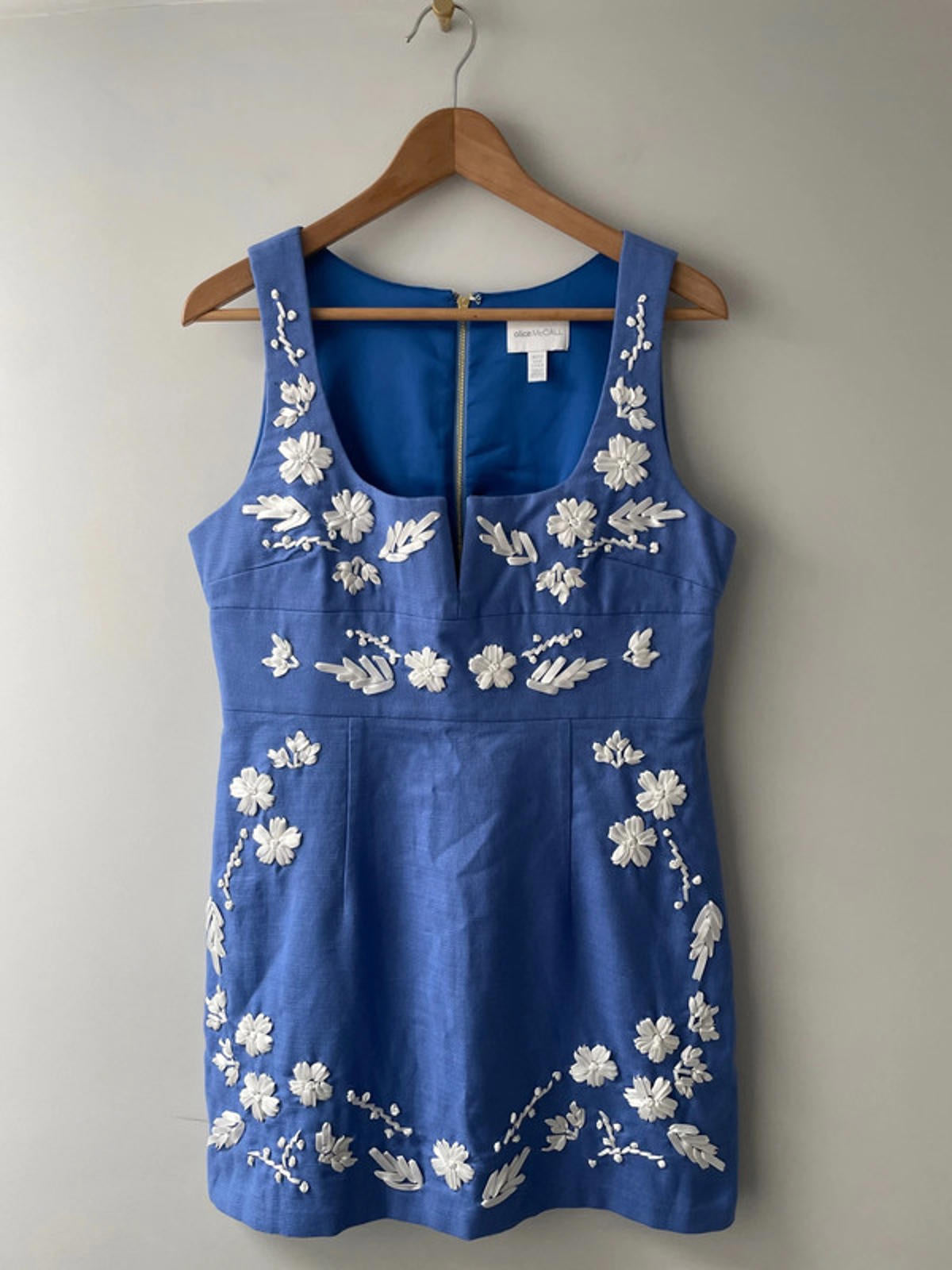 Women’s Alice McCall Hand Embroidered Midi Dress Fully Lined - UK12 - 1798