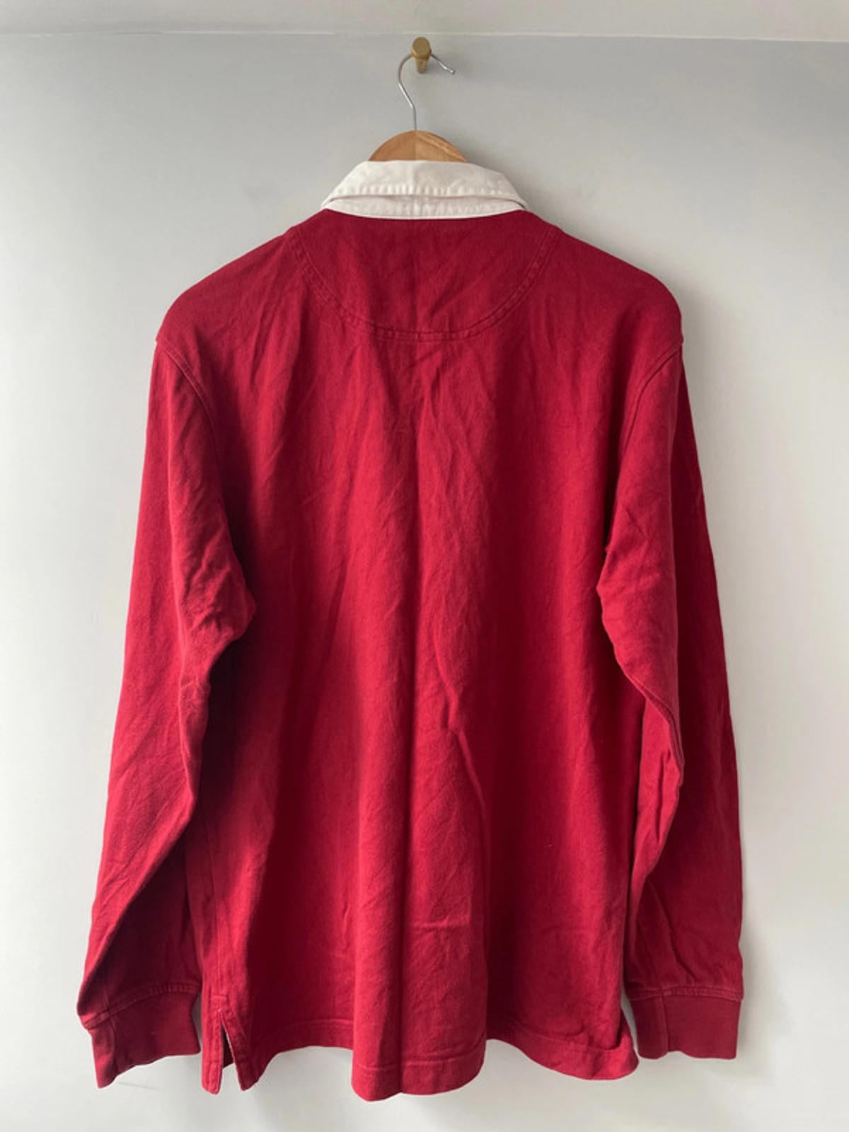 Men’s Fred Perry Premium Long Sleeve Rugby Polo Top - Medium - 2000