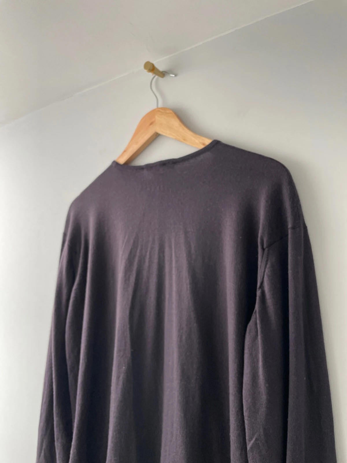 Men’s John Smedley 100% Merino Wool Crew Neck Jumper In Purple - Large - 2063