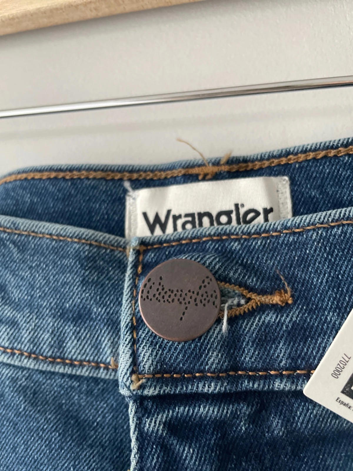 Mens Wrangler Wrancher Slim Bootcut Fit Jeans In Navy - W32/L32 - 2382